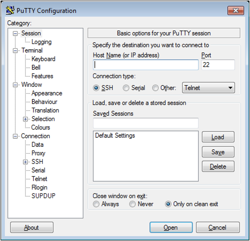 图 4：执行恶意样本时显示的 PuTTY 界面.png
